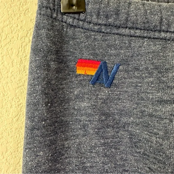 Aviator Nation 5 Stripe Sweatpants - CHARCOAL // NEON SZ S - Picture 4 of 10